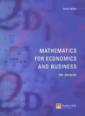 Seller image for Mathematics for Economics and Business for sale by WeBuyBooks