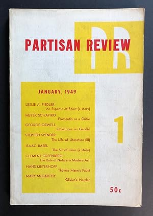 Seller image for Partisan Review, Volume 16, Number 1 (XVI; January 1949) - includes an advertisement for Fireworks by Kenneth Anger for sale by Philip Smith, Bookseller