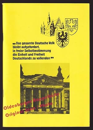 Imagen del vendedor de 5. Schlesische Kulturwoche in Regensburg 1984: Die Geschichte des Deutschen Volkes - Landsmannschaft Schlesien (Hrsg) a la venta por Oldenburger Rappelkiste