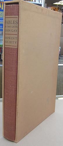 Bild des Verkufers fr Fables by the Late Mr John Gay in One Volume Complete with zum Verkauf von Midway Book Store (ABAA)