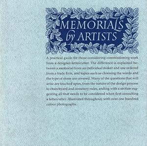 Immagine del venditore per Memorials by Artists: A Guide to Commissioning Memorials venduto da LEFT COAST BOOKS