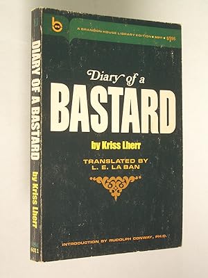 Seller image for Diary of a Bastard for sale by Bookworks [MWABA, IOBA]