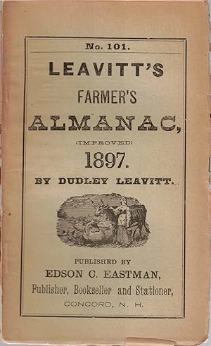 Image du vendeur pour Leavitt's Farmer's Almanac, (Improved) 1897 mis en vente par Kenneth Mallory Bookseller ABAA