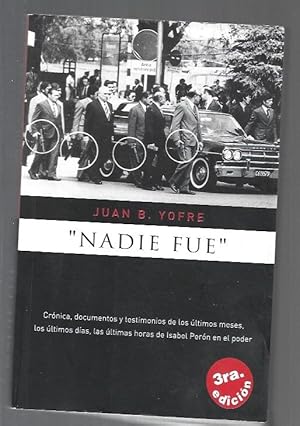 Seller image for NADIE FUE for sale by Desvn del Libro / Desvan del Libro, SL