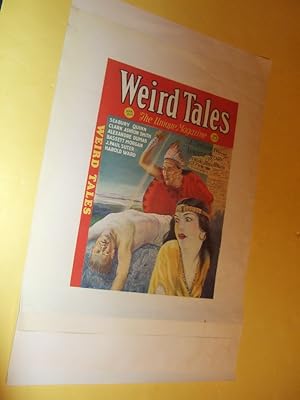 Seller image for Weird Tales Cover Art Proof for the March 1932 Issue -C C Senf Illustration for the Story The Vengeance of Ixmal by Kirk Mashburn ( Volume xix, Number 3 ) for sale by Leonard Shoup