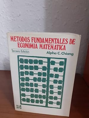 Seller image for METODOS FUNDAMENTALES DE ECONOMIA MATEMATICA for sale by Librería Maldonado