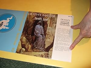 DUSTJACKET ONLY for --- Death's Master: A Novel of the Flat Earth ---by Tanith Lee