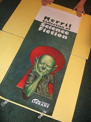 Frank Kelly Freas Poster Advertising the Merril Collection of Science Fiction, Toronto Public Lib...