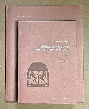 Seller image for Demotic Literary Texts from Tebtunis and Beyond. 2 volumes (complete set) for sale by Meretseger Books