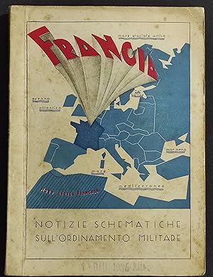 Francia - Notizie Schematiche sull'Ordinamento Militare - 1935