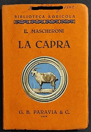 La Capra - E. Mascheroni - Ed. Paravia - 1928