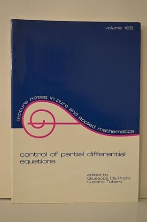 Seller image for Control of Partial Differential Equations (Lecture Notes in Pure and Applied Mathematics) for sale by Lavendier Books