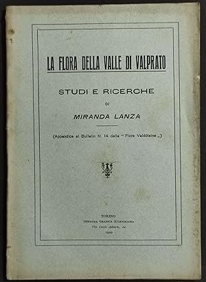La Flora della Valle di Valprato - M. Lanza - 1920 - Appendice