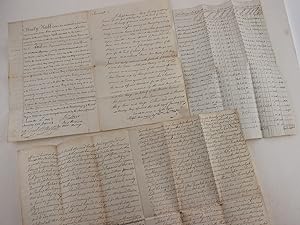 Collection of Three Original Manuscripts, Reporting on the Voyage to Jamaica of a British Merchan...