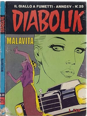 Imagen del vendedor de Diabolik Malavita - Anno XV Nr. 25 a la venta por libreria biblos