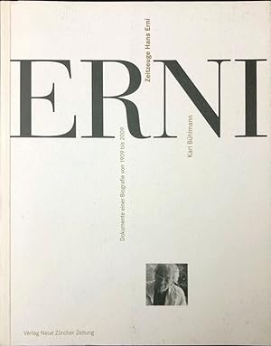 Seller image for Zeitzeuge Hans Erni: Dokumente einer Biografie von 1909 bis 2009 for sale by Rolf Nlkes - kunstinsel.ch