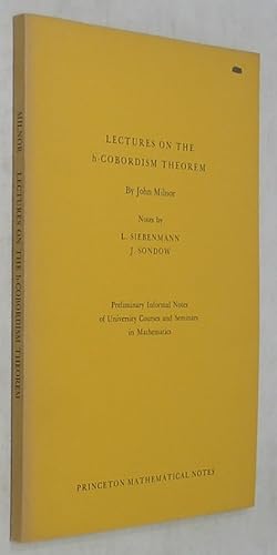 Image du vendeur pour Lectures on the h-Cobordism Theorem mis en vente par Powell's Bookstores Chicago, ABAA