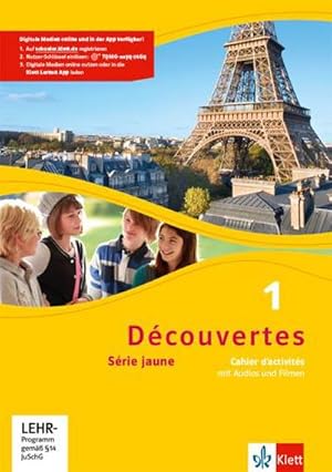 Imagen del vendedor de Dcouvertes 1. Srie jaune. Cahier d'activits mit Audios und Filmen 1. Lernjahr a la venta por Smartbuy