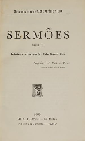 SERMÕES, TOMO XII.