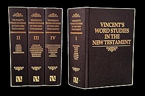 Seller image for Vincent's Word Studies in the New Testament (4 Volume Set) for sale by Shelley and Son Books (IOBA)