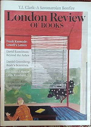 Seller image for London Review Of Books 22 September 2005 for sale by Shore Books