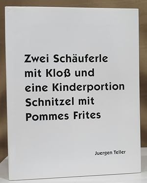 Bild des Verkufers fr Zwei Schuferle mit Klo und eine Kinderportion mit Pommes Frites. zum Verkauf von Dieter Eckert