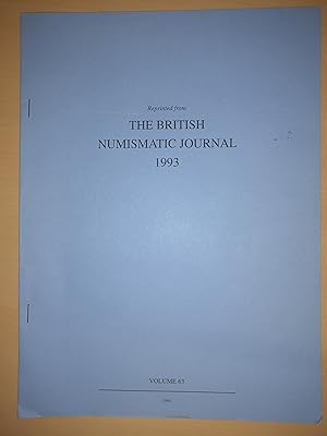 Seller image for The British Numismatic Journal Vol. 63 1993 p127-130 (reprint) for sale by Ancient Art