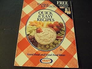 Seller image for Better Homes and Gardens Kraft Quick and Easy Recipes 1988 for sale by Joseph M Zunno