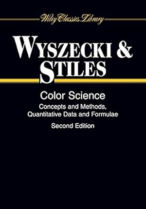 Seller image for Color Science: Concepts and Methods, Quantitative Data and Formulae [Soft Cover ] for sale by booksXpress