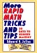 Seller image for More Rapid Math: Tricks and Tips: 30 Days to Number Mastery [Soft Cover ] for sale by booksXpress