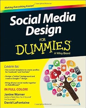 Imagen del vendedor de Social Media Design For Dummies by Warner, Janine, LaFontaine, David [Paperback ] a la venta por booksXpress