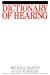 Imagen del vendedor de Dictionary of Hearing [Soft Cover ] a la venta por booksXpress