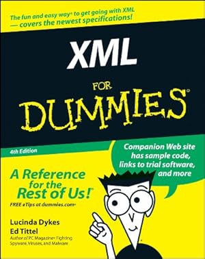 Image du vendeur pour XML For Dummies by Dykes, Lucinda, Tittel, Ed [Paperback ] mis en vente par booksXpress