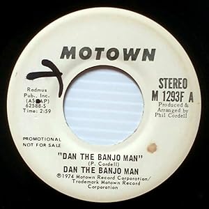 Seller image for Dan The Banjo Man [7" 45 rpm Promo] for sale by Kayleighbug Books, IOBA