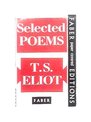 Bild des Verkufers fr Selected Poems zum Verkauf von World of Rare Books