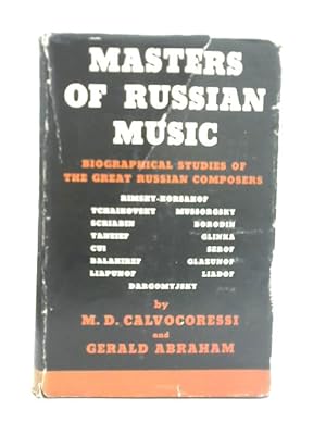 Bild des Verkufers fr Master of Russian Music zum Verkauf von World of Rare Books