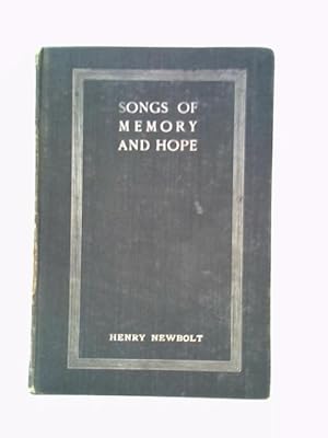 Bild des Verkufers fr Songs Of Memory And Hope zum Verkauf von World of Rare Books