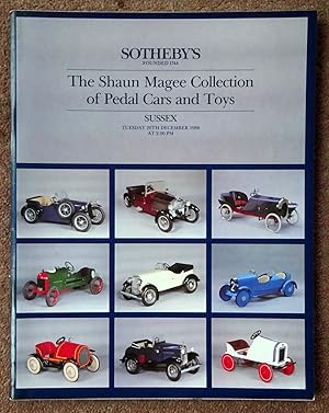 The Shaun Magee Collection of Pedal Cars Toys. 20th December 1988, Sotheby's Auction Sale Catalogue.