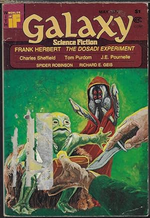 Imagen del vendedor de GALAXY Science Fiction: May 1977 ("The Dosadi Experiment") a la venta por Books from the Crypt