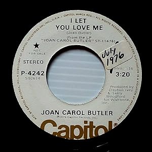 Image du vendeur pour I Let You Love Me (Mono/Stereo) [7" 45 rpm Promo] mis en vente par Kayleighbug Books, IOBA