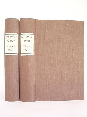 An Essay Concerning Human Understanding. In Four Books. [two volumes, complete]