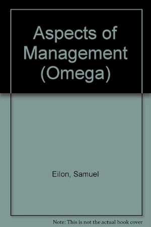 Imagen del vendedor de Aspects of Management (Omega S.) a la venta por WeBuyBooks