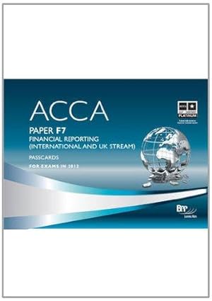 Seller image for ACCA - F7 Financial Reporting (International): Paper F7: Passcard (ACCA - F7 Financial Reporting (International): Passcard) for sale by WeBuyBooks