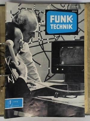 Image du vendeur pour Rundfunk, Fernsehen, Phono, Magnetton, Hi-Fi-Technik, Amateurfunk, Messtechnik, Halbleiter, Elektronik - 27. Jahrgang 1972, Nr. 1 bis 24 mis en vente par Celler Versandantiquariat