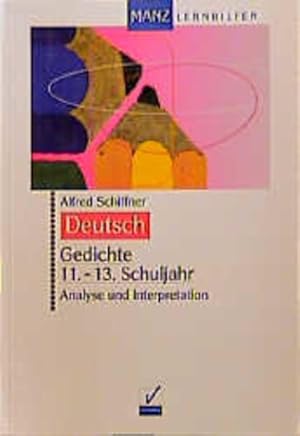 Bild des Verkufers fr Gedichte, Deutsch, 11.-13. Schuljahr zum Verkauf von Versandantiquariat Felix Mcke