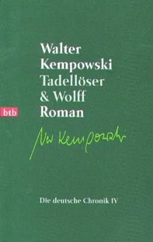 Bild des Verkufers fr Tadellser & Wolff: Ein brgerlicher Roman (btb-TB) zum Verkauf von Versandantiquariat Felix Mcke