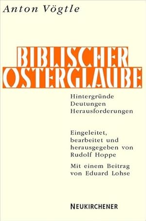 Image du vendeur pour Biblischer Osterglaube mis en vente par Versandantiquariat Felix Mcke