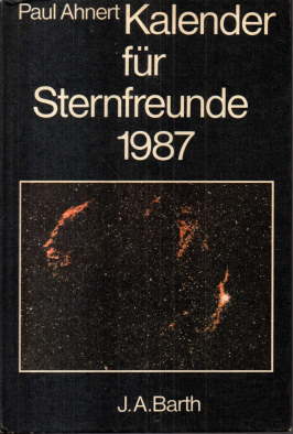 Kalender für Sternfreunde 1987. Kleines astronomisches Jahrbuch.