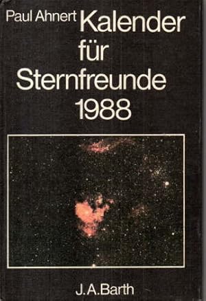 Kalender für Sternfreunde 1988. Kleines astronomisches Jahrbuch.