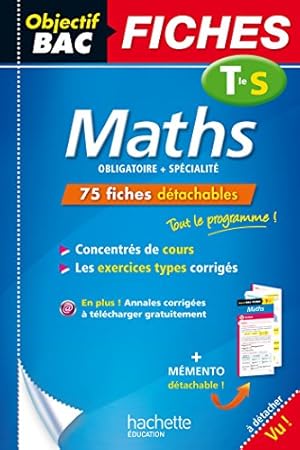 Bild des Verkufers fr Objectif Bac Fiches Dtachables Maths Term S zum Verkauf von WeBuyBooks